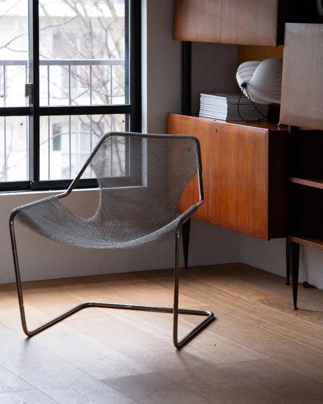 Paulistano Mesh Arm Chair by Paulo Mendes da Rocha for OBJEKTO