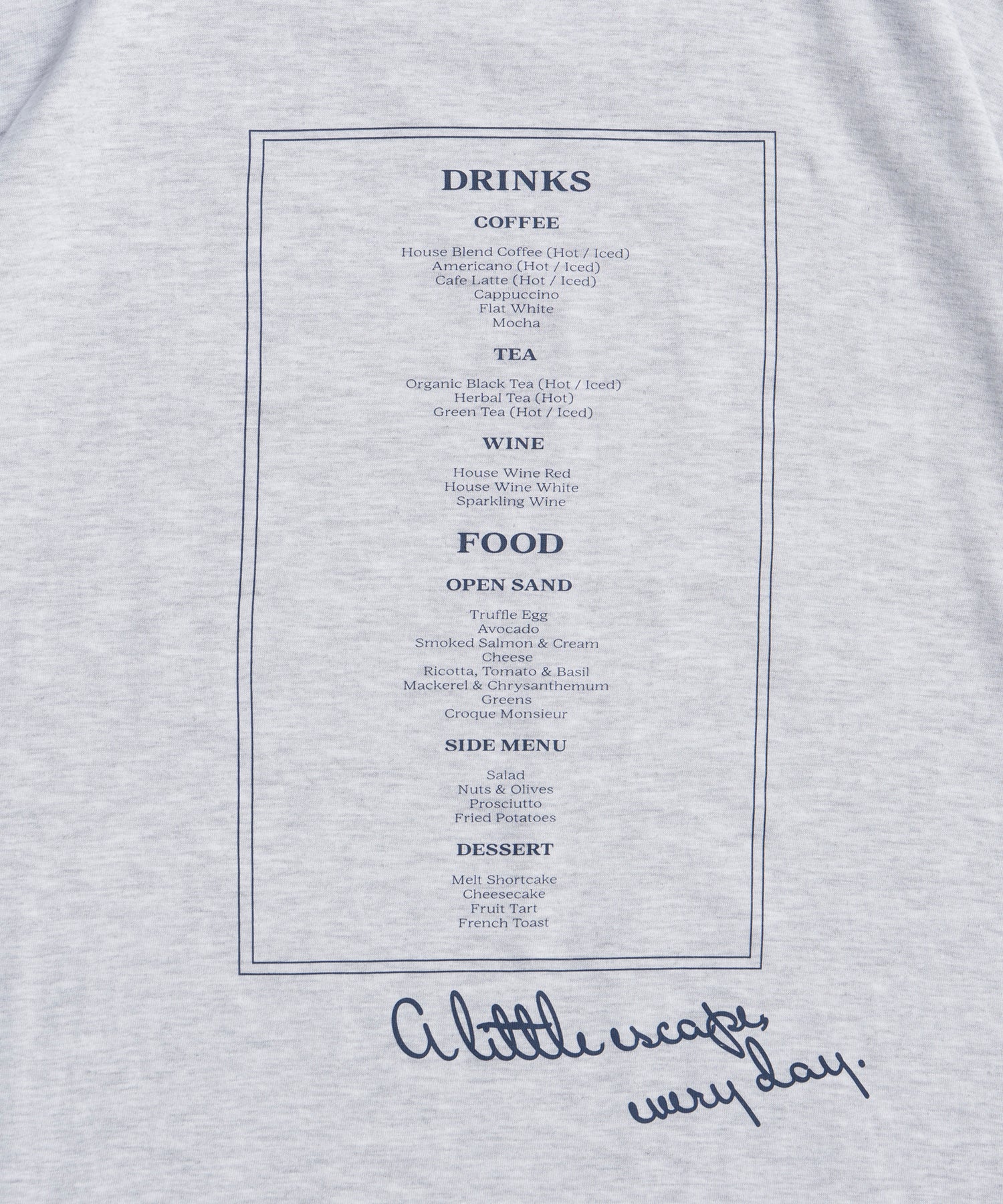 Menu T-Shirt