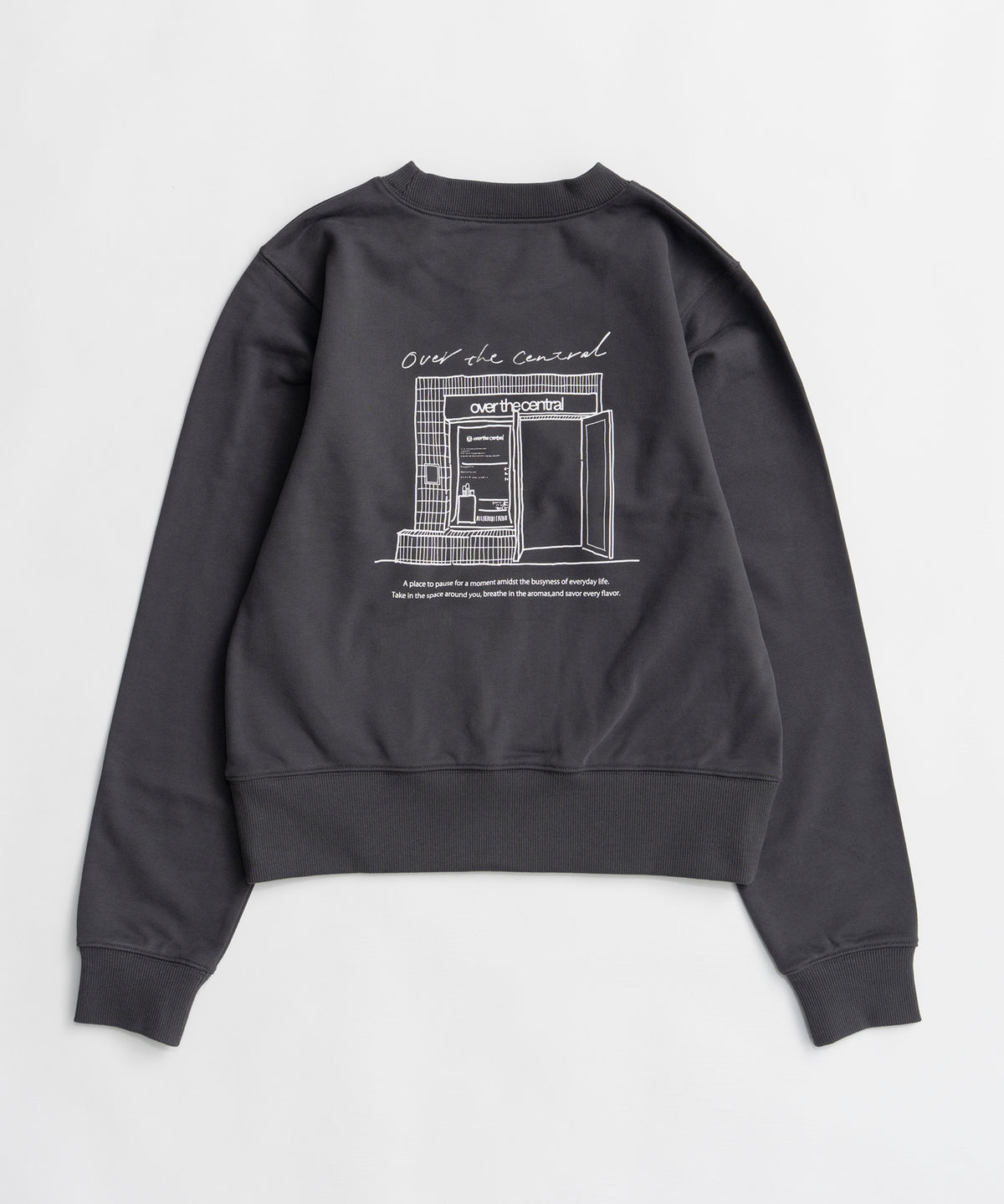 Hand-Drawn Graphic Sweatshirt
