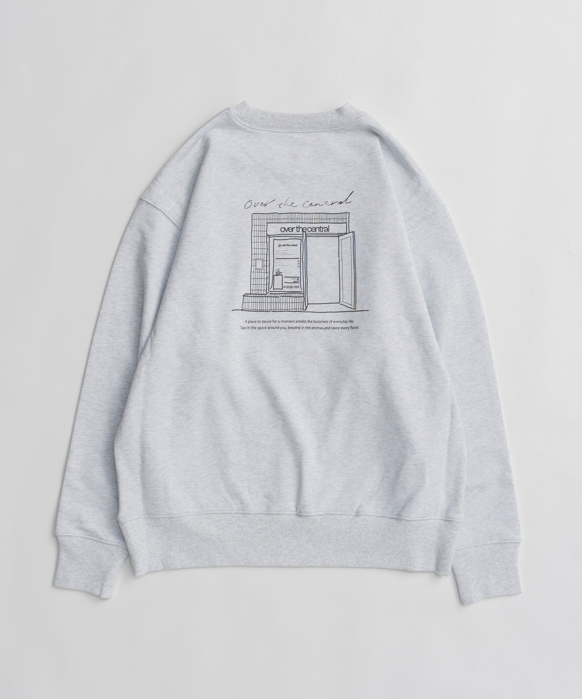 Hand-Drawn Graphic Sweatshirt