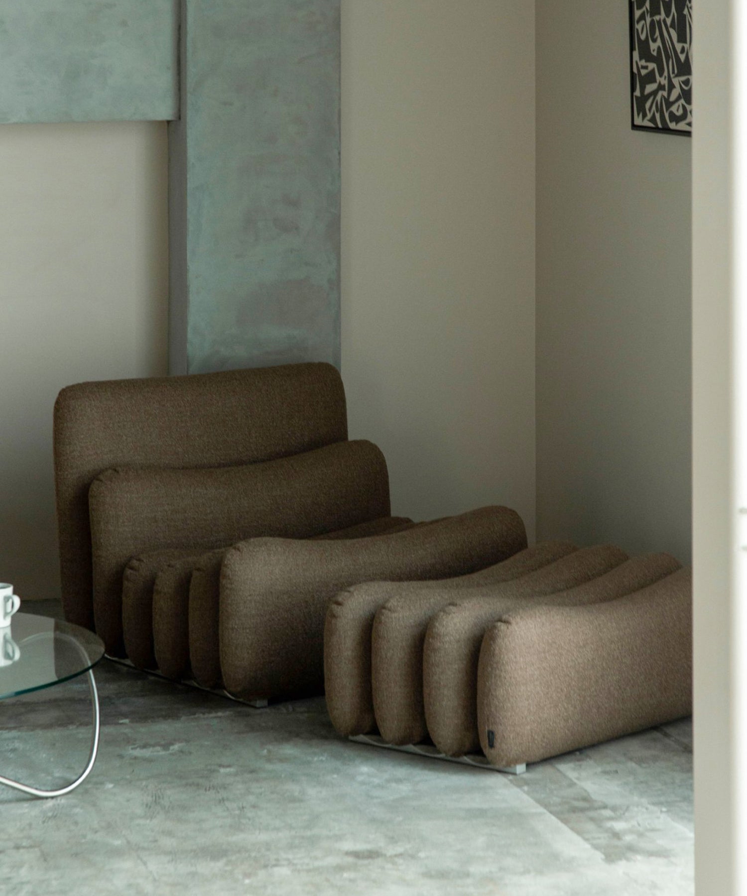 Additional System Armchair + Ottoman by Joe Colombo for Tacchini
