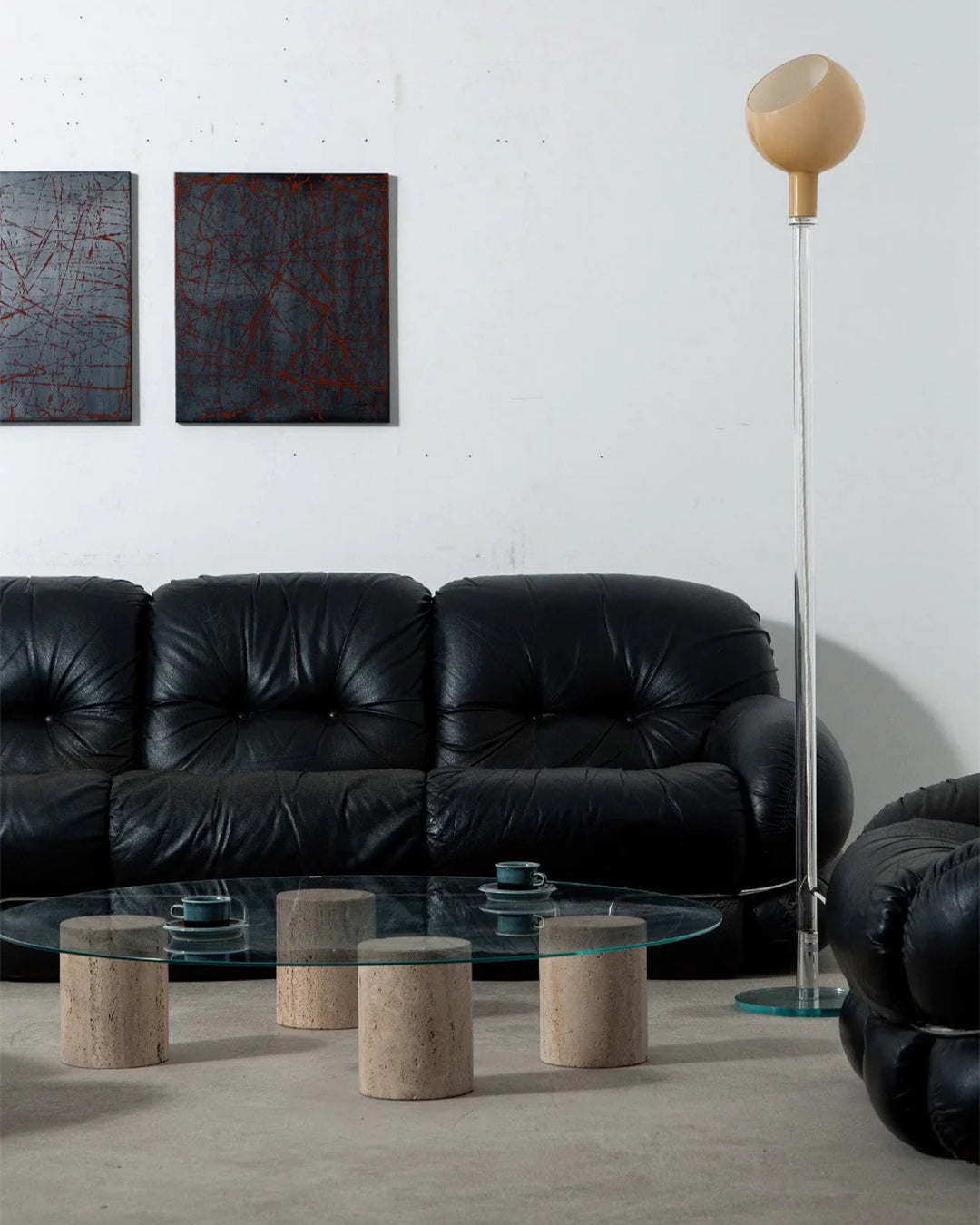 Parola Floor Lamp by Gae Aulenti & Piero Castiglioni for FontanaArte
