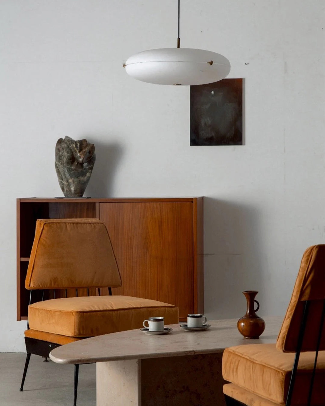Luna Suspension Lamp by Gio Ponti for TATO