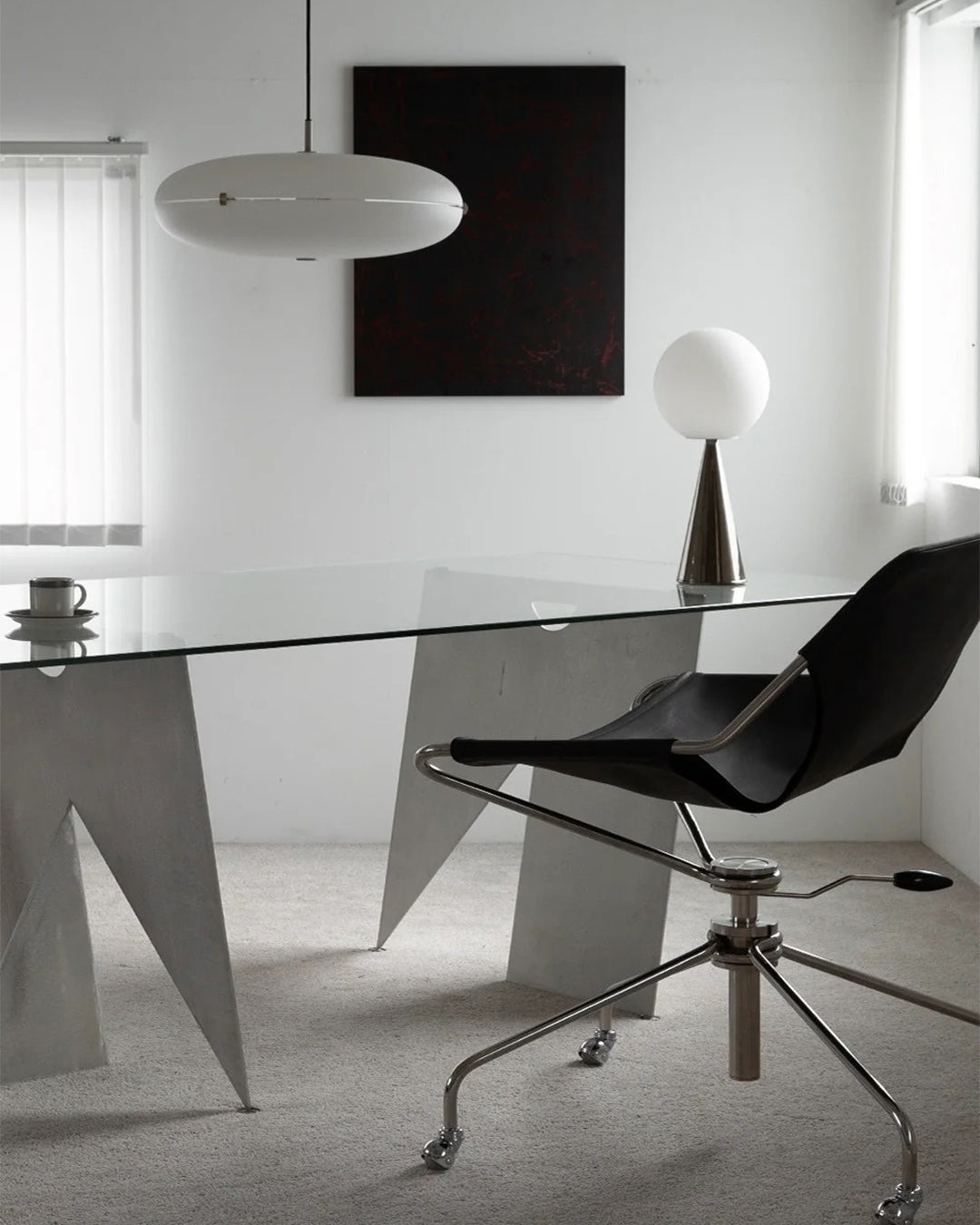 Luna Suspension Lamp by Gio Ponti for TATO